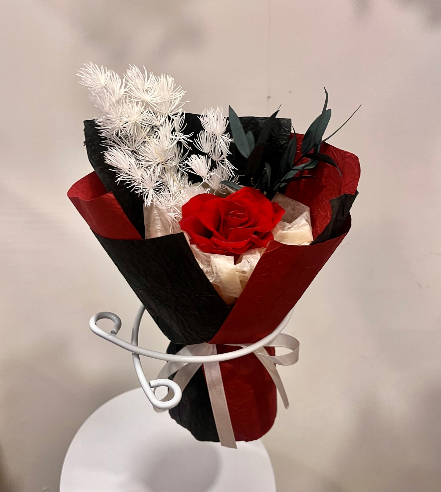 Preserved Single Rose Mini Bouquet 單朵玫瑰迷你花束