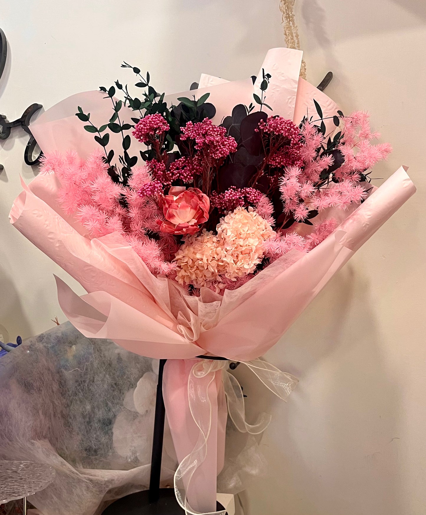 Preserved Pink Bouquet