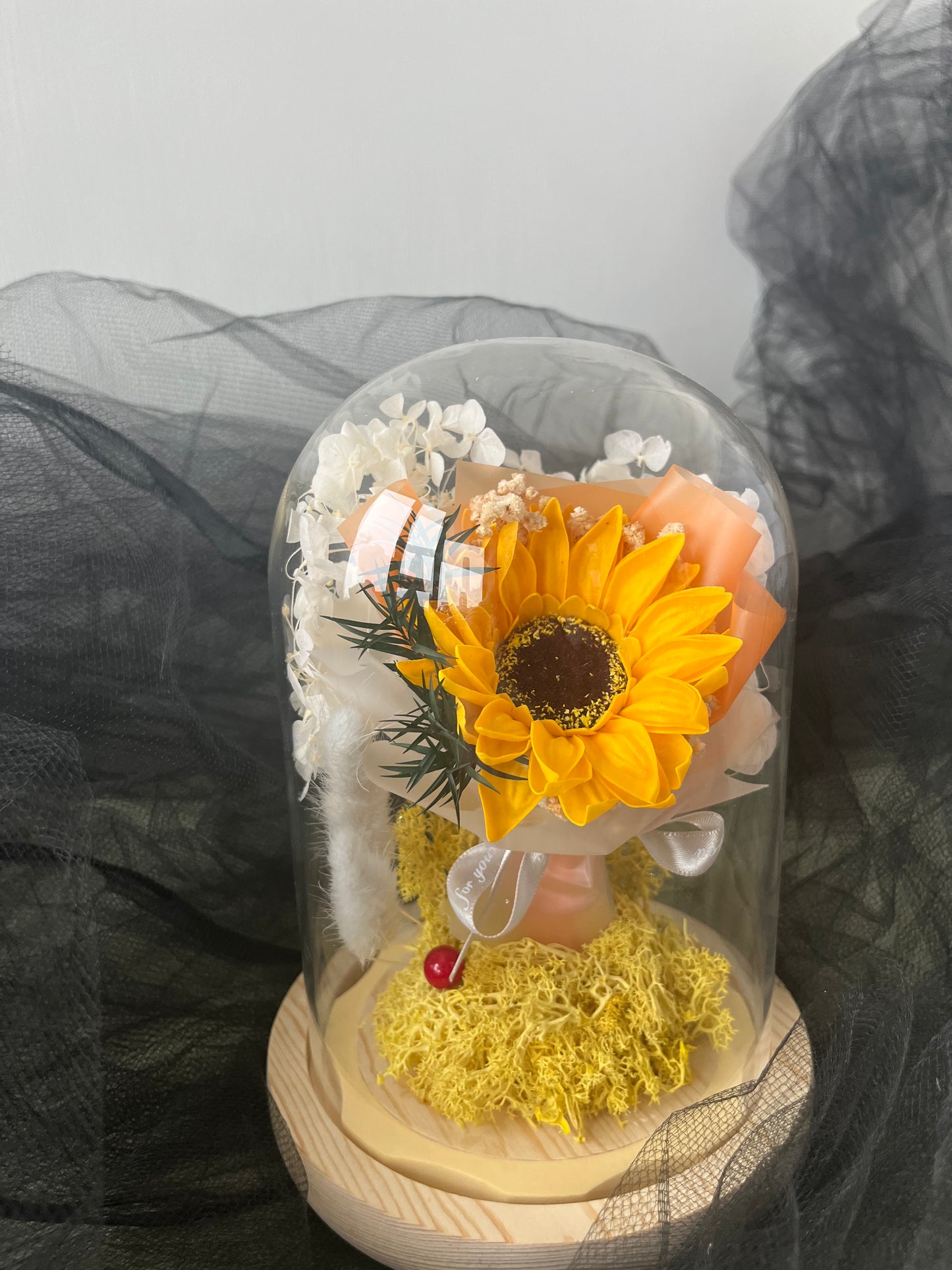 Preserved Sunflower Dome