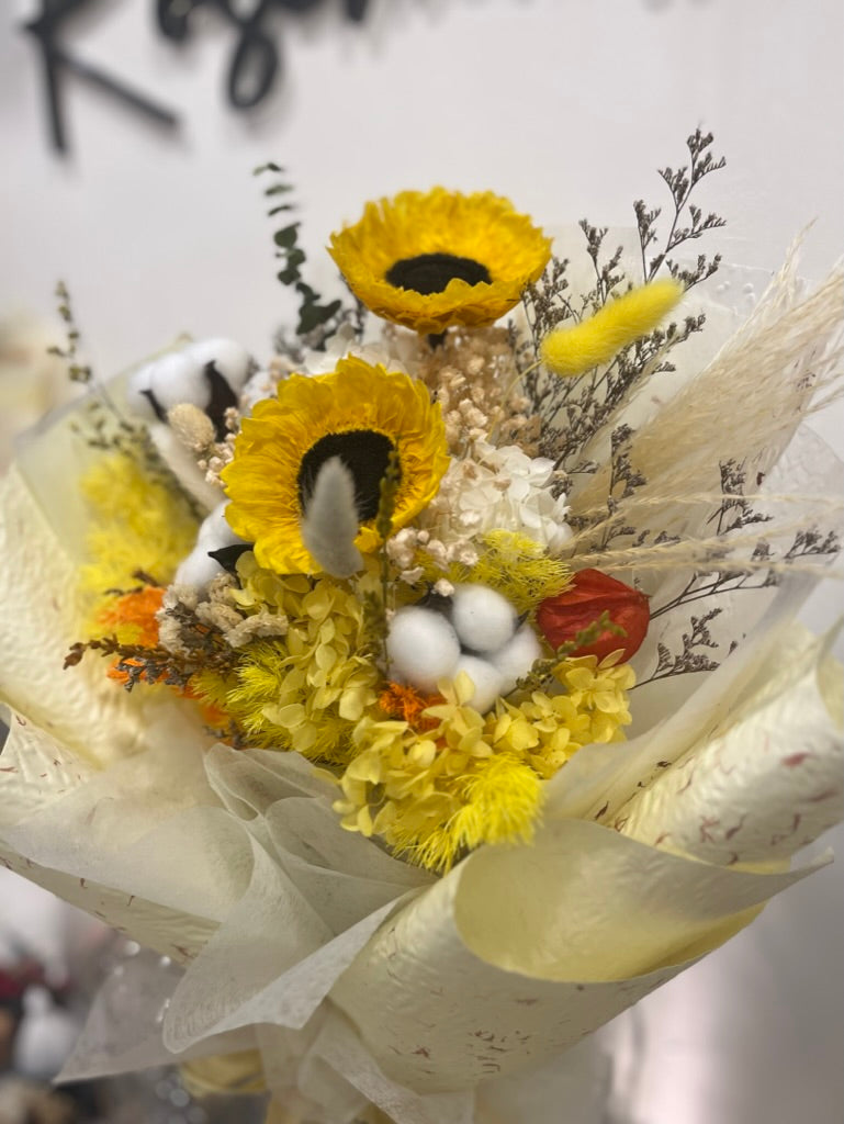 Preserved Sunflowers Bouquet