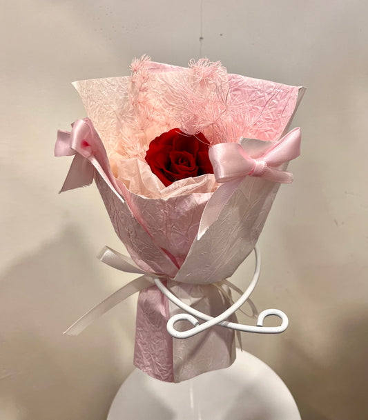 Preserved Single Rose Mini Bouquet 單朵玫瑰迷你花束