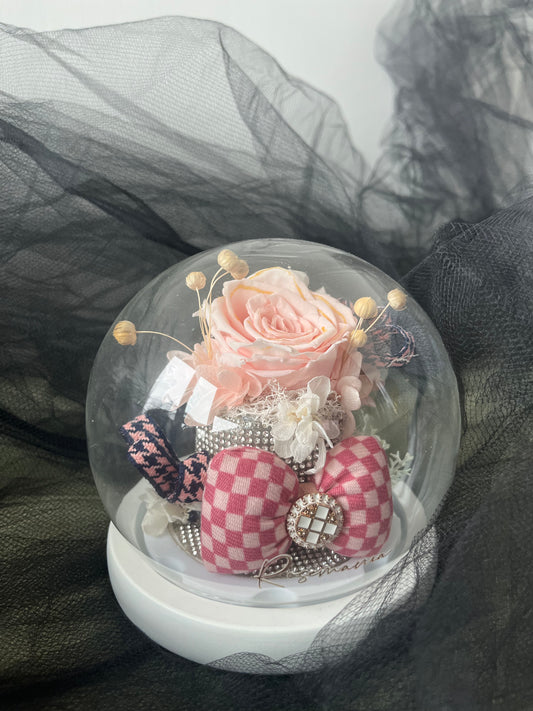 Preserved Rose Magic Hat Dome