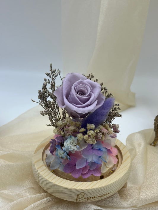 Preserved Rose Glass Dome