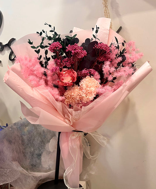 Preserved Pink Bouquet