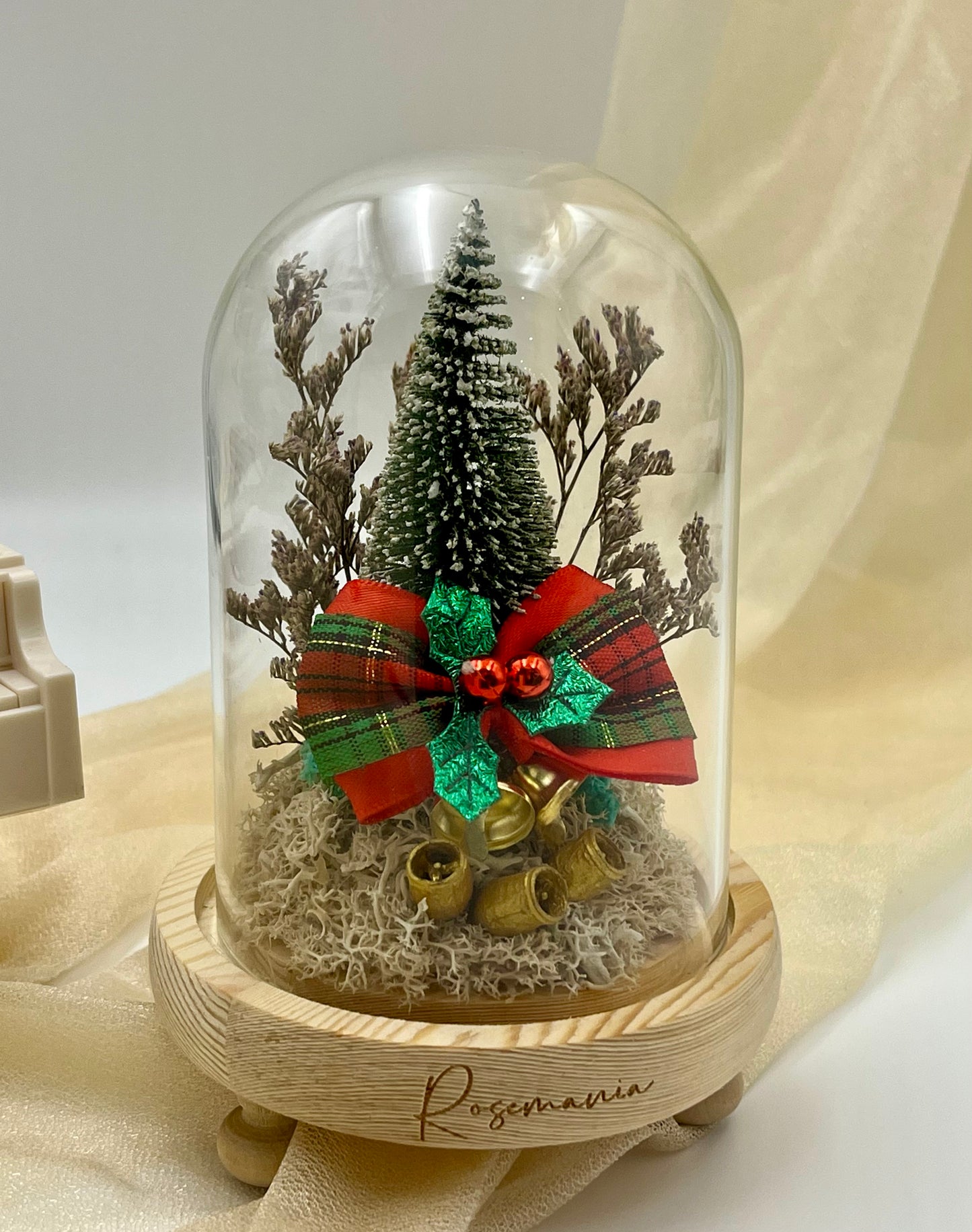 Christmas Tree Glass Dome