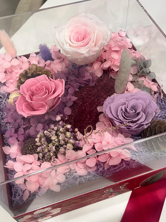 Preserved Flower Box - Garden
